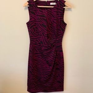 Calvin Klein animal print dress